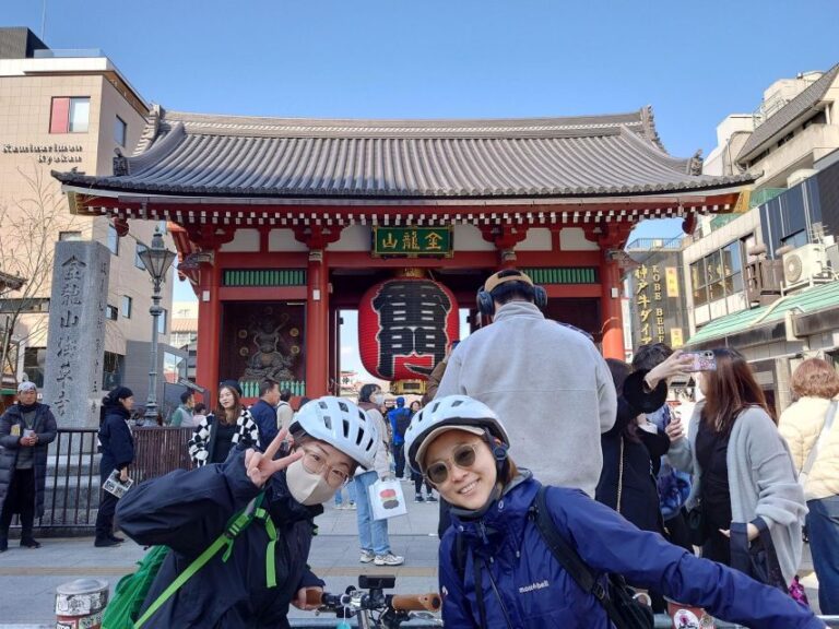 3-Hour Private E-Bike Tour Fr Asakusa, Start at Your Hotel