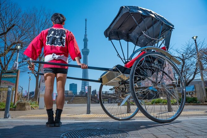 [30 Minutes] Asakusa Ancient Rickshaw Tour and Tokyo Sky Tree