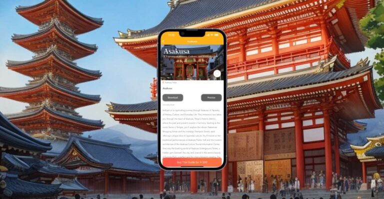 Asakusa（Tokyo）: Smartphone Audio Guide Tour