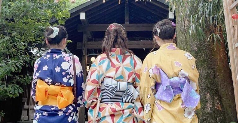 Guided Tour of Walking and Photography in Asakusa in Kimono