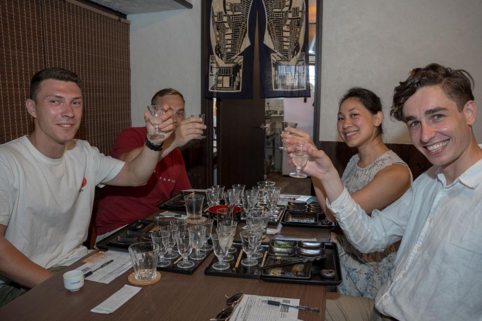 Kyoto: Insider Sake Experience With 7 Tastings and Snacks - Sake Tasting Experience Overview