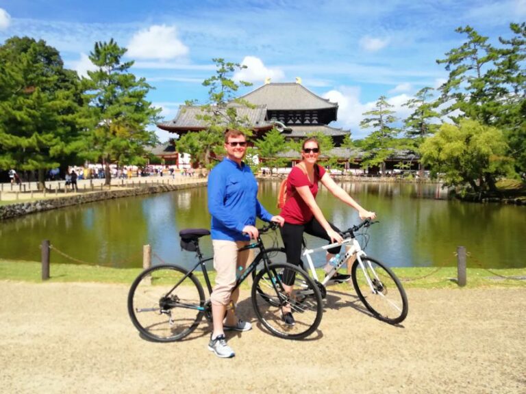 Nara: City Highlights Shared Group or Private Bike Tour