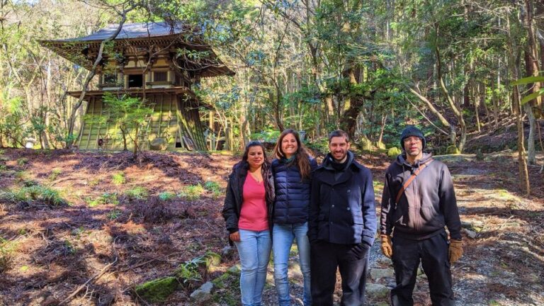 Nara: Heart of Nature Temple, Forest, & Waterfall Bike Tour