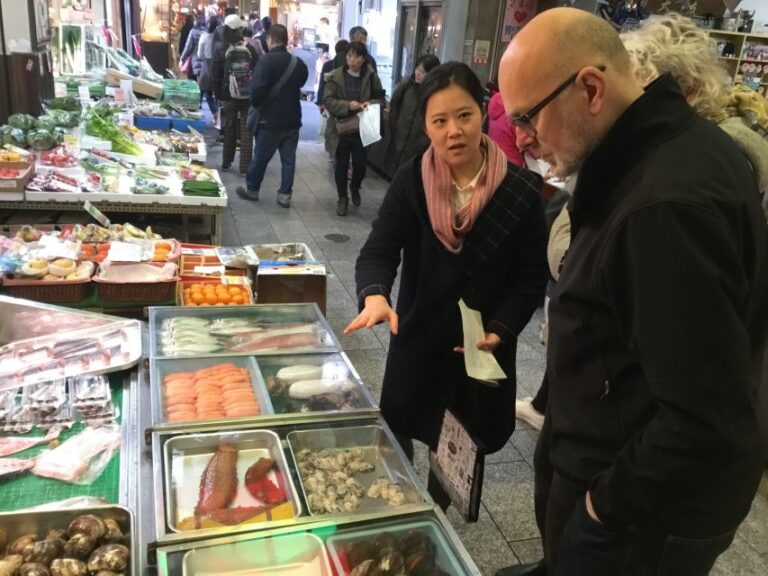 Nishiki Market Food Tour With Cooking Class