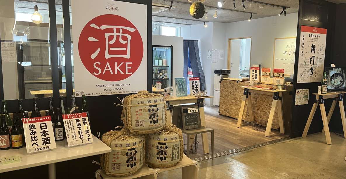 Savor Japanese Sake With Fresh Sashimi in Tsukiji! - Ultimate Japanese Sake Experience