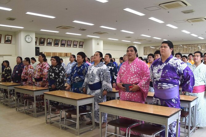 Sumo School Experience With Stable Master and Real Wrestlers