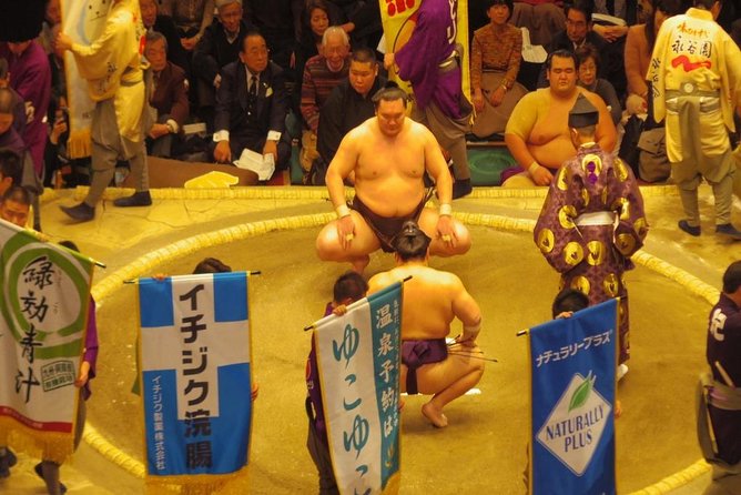 Sumo Wrestling Tournament Experience in Tokyo