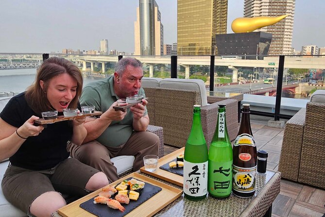 Sushi Making Experience Japanese Sake Drinking Set in Tokyo - Event Details