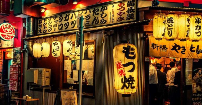 Tokyo: 3-Hour Food Tour of Shinbashi at Night