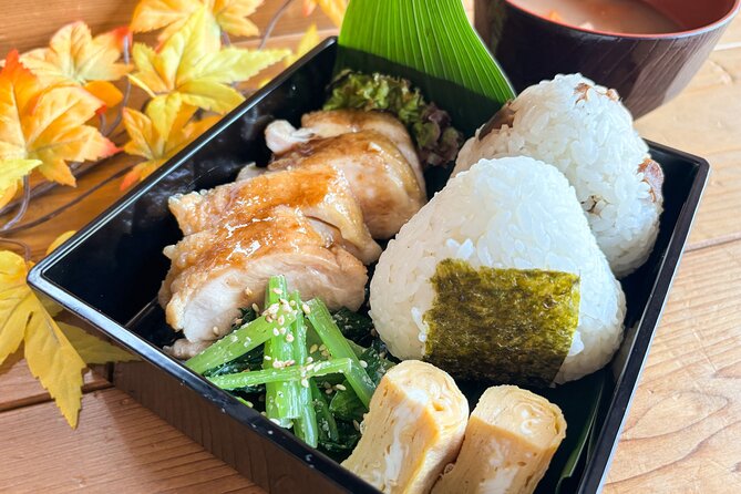 World Famous Dish Teriyaki Chicken Bento With Onigiri - History and Origins