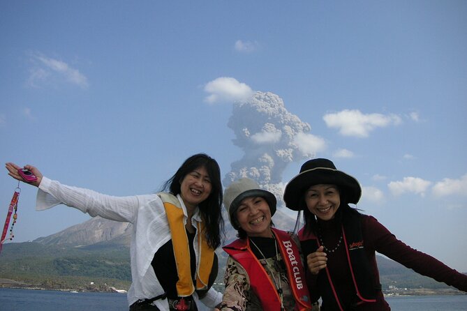 Boat Cruising in Front of the Active Volcano Sakurajima - Safety Considerations