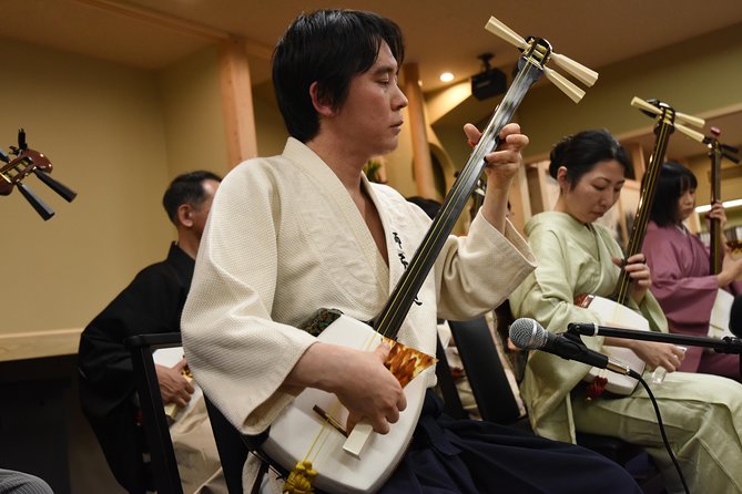 Japanese Traditional Music Show Created by Shamisen - Cultural Performance Featuring Shamisen