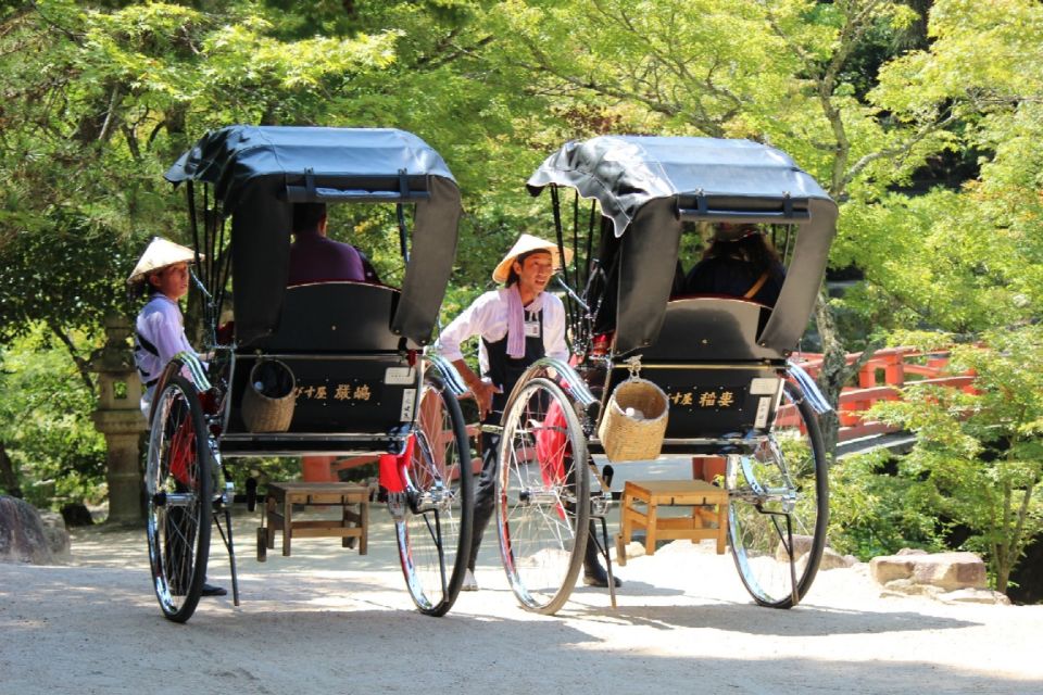 Miyajima: Private Rickshaw Tour to Itsukushima Shrine - Booking Information