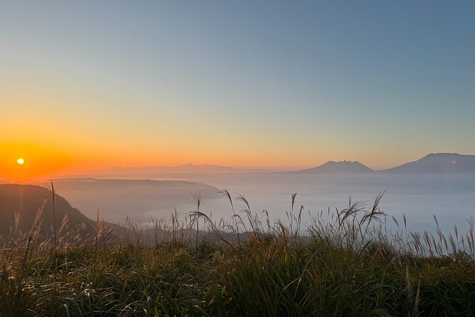 View the Sunrise and Sea of Clouds Over the Aso Caldera - What to Expect