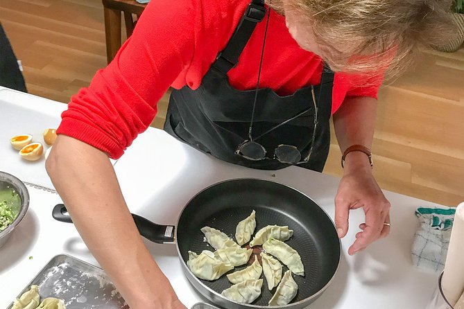 Cook Homestyle Ramen and Gyoza From Scratch - Making and Filling Gyoza Wrappers