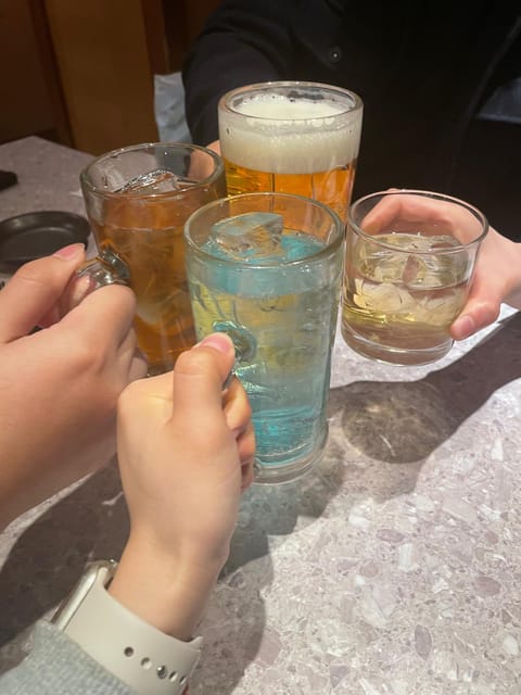 Japanese Style Pub Journey With Japanese University Students - Meet the University Guides