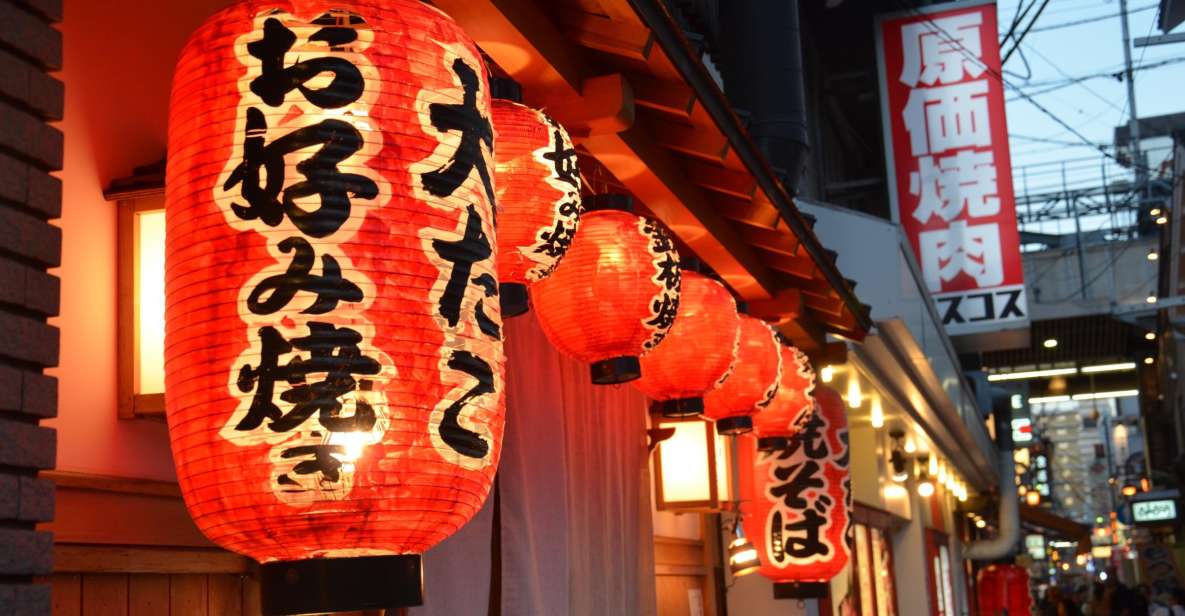 Osaka: Food Tour at Night With Tastings - Inclusions