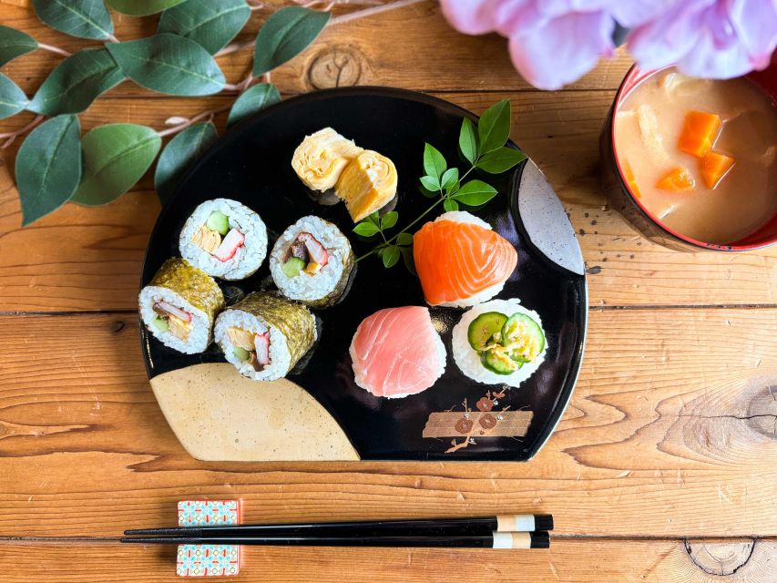 Tokyo: Create Your Own Party Sushi Platter Cooking Class - Duration and Instructor Information