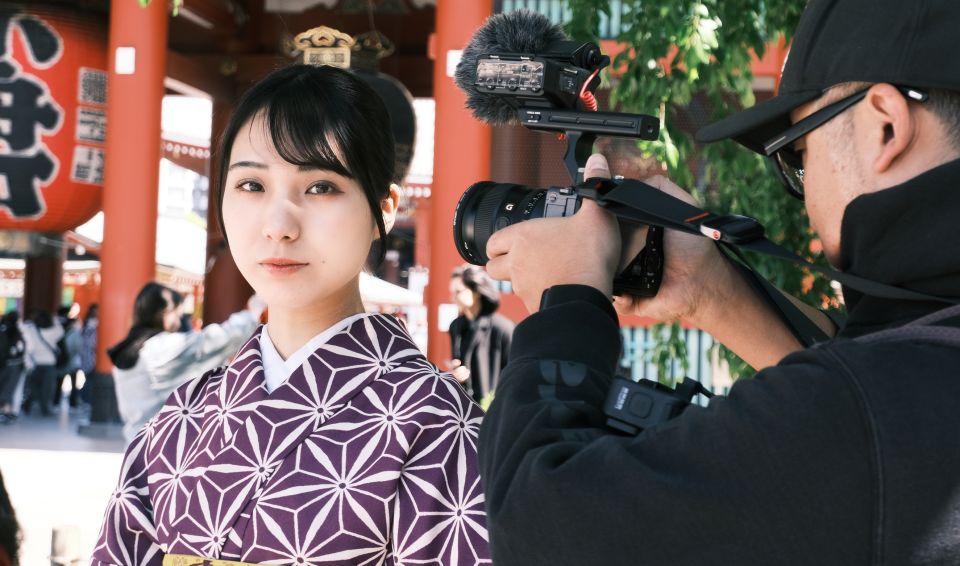 Tokyo: Video and Photo Shoot in Asakusa With Kimono Rental - Experience Features