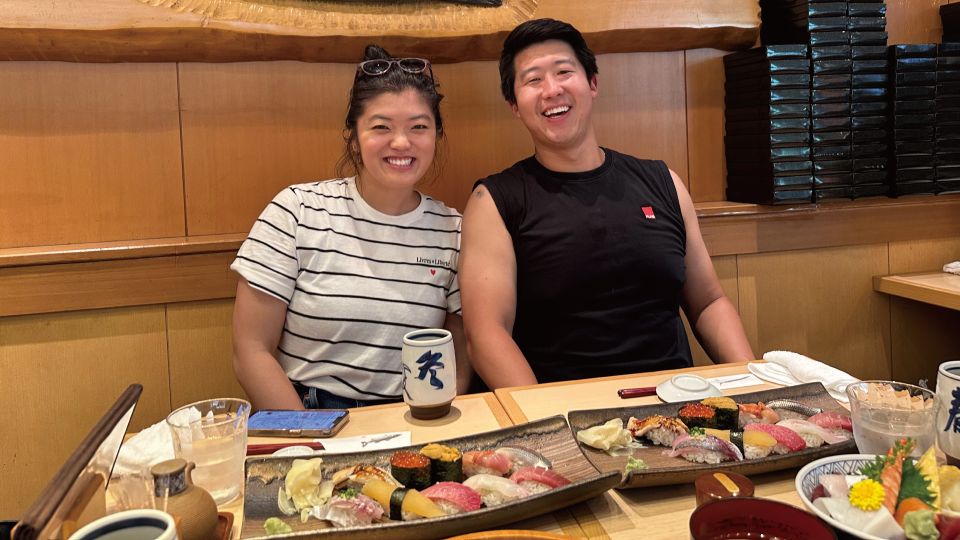 Experience Tsukiji Culture and Food｜Sushi & Sake Comparison - Sushi Lunch Experience