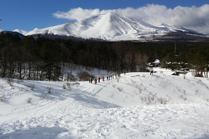 Snowshoeing at the Foot of Mount Asama in Karuizawa - Karuizawas Winter Landscapes