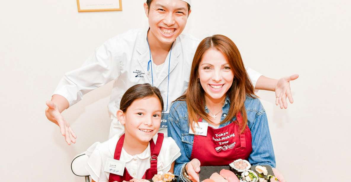 Sushi Making Class in English With Friendly Chef in Tokyo - Inclusions