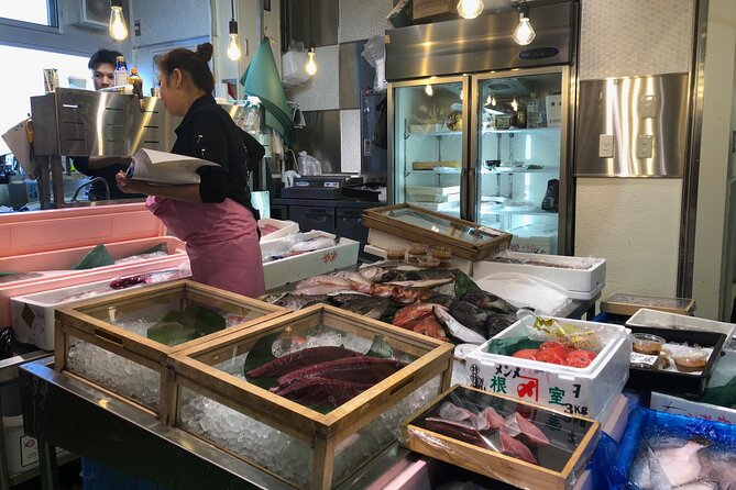 Tsukiji Market Neighborhood Live Online Tour - Sample Menu