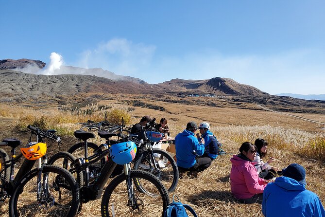 Private E-Mtb Guided Cycling Around Mt. Aso Volcano & Grasslands - Group Size Variation