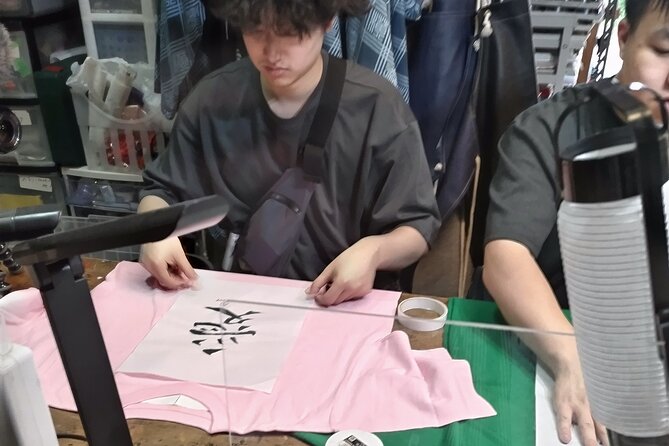 Handwriting Kanji With Ink on T-Shirt Private Art Class in Tokyo - Booking and Pricing Details