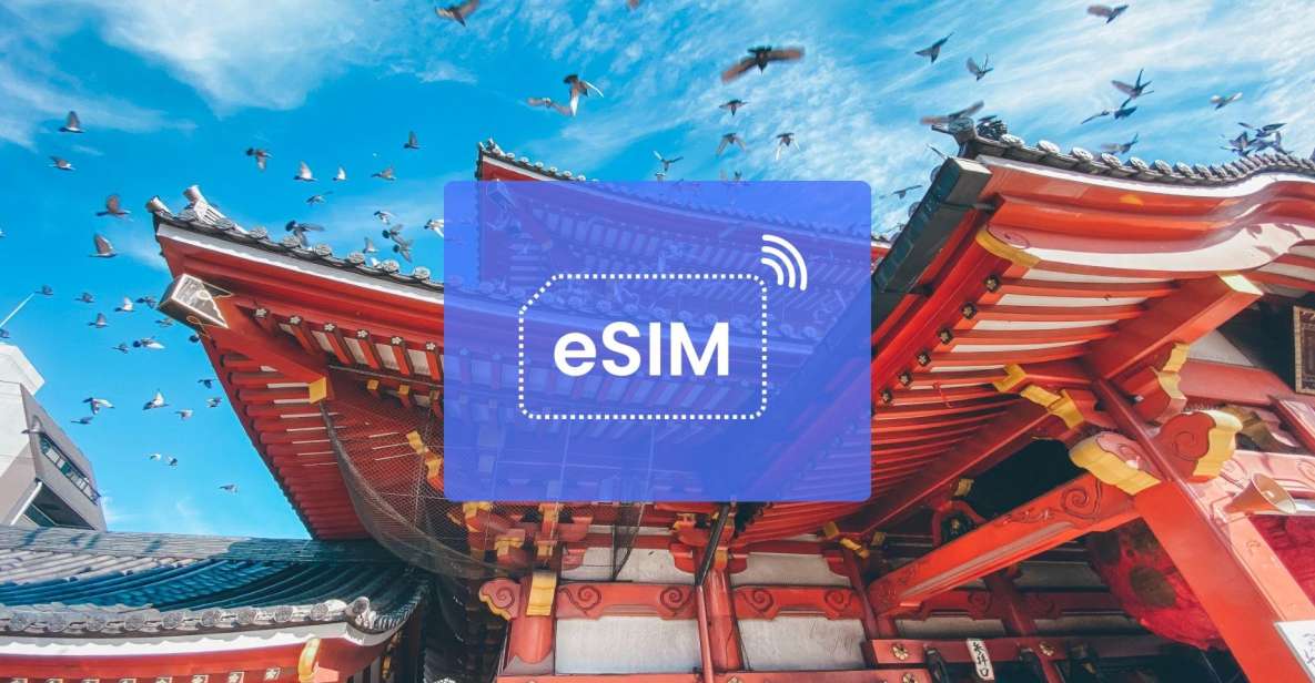 Nagoya: Japan/ Asia Esim Roaming Mobile Data Plan - Just The Basics