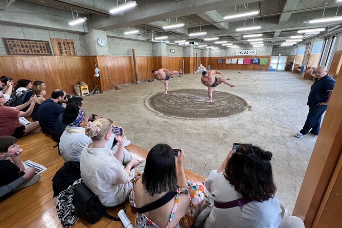 Sumo School Experience With Stable Master and Real Wrestlers - Just The Basics